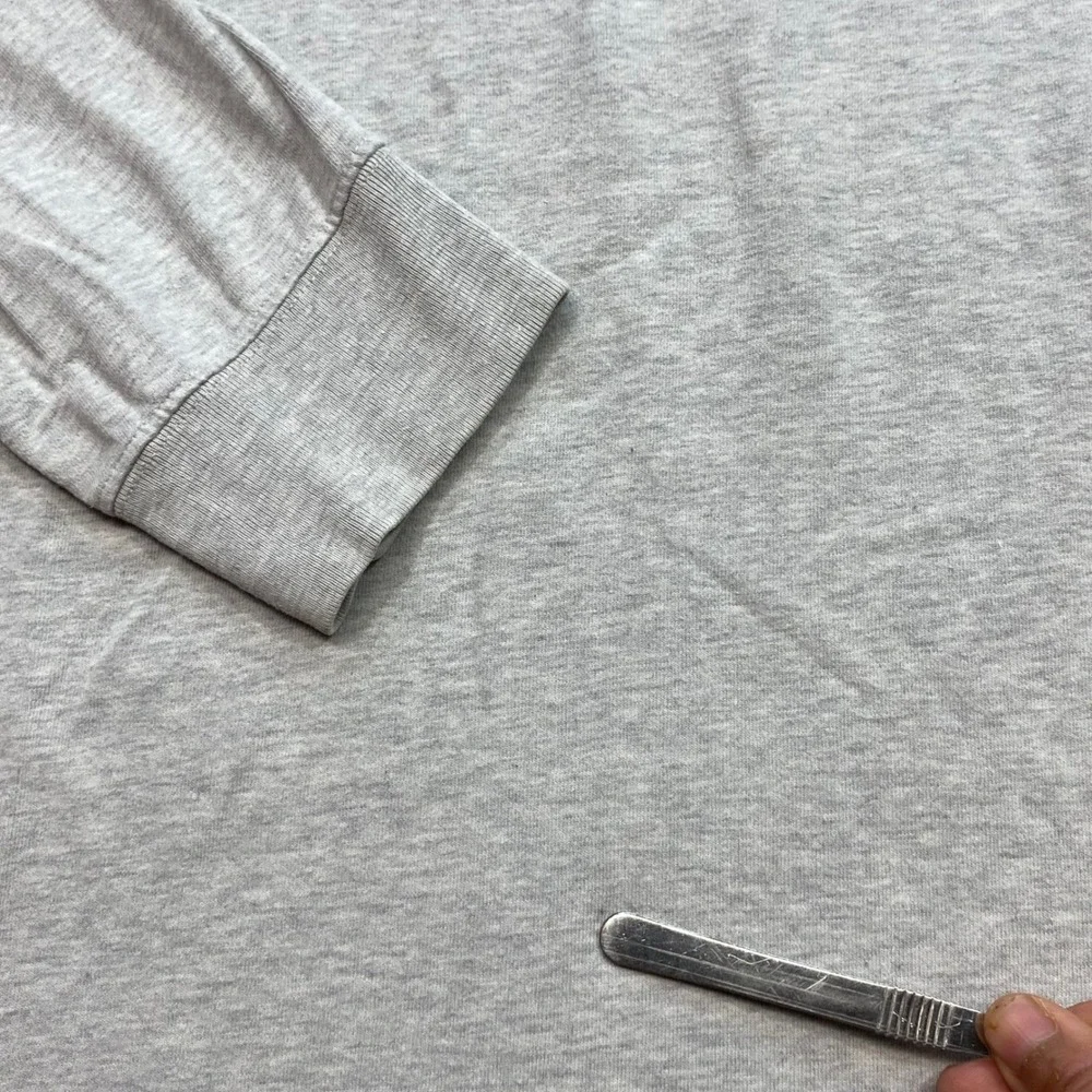 Ralph Lauren Turtleneck Sz L Mens Gray Preppy Minimalist Long Sleeve TShirt